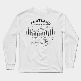 Portland Oregon USA Long Sleeve T-Shirt